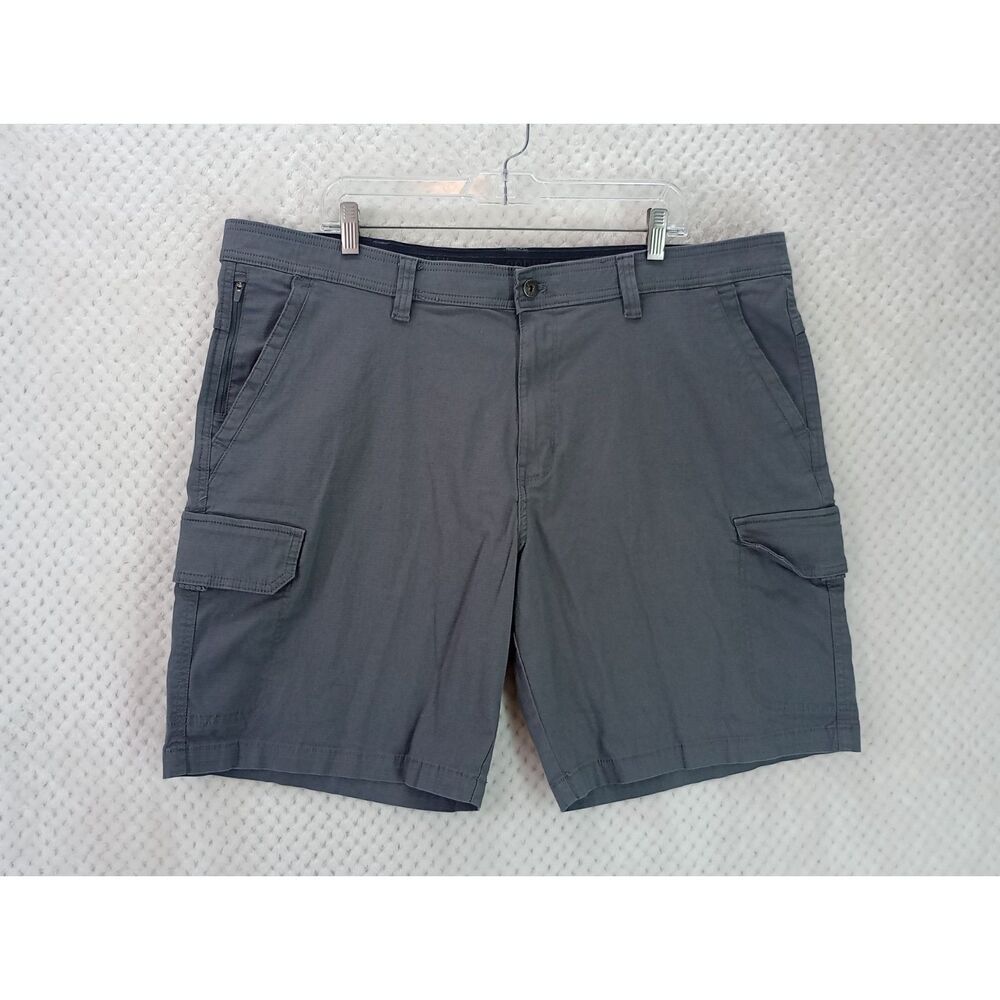 Copper & Oak Venture Ripstop Cargo Shorts Men's 42 Gray